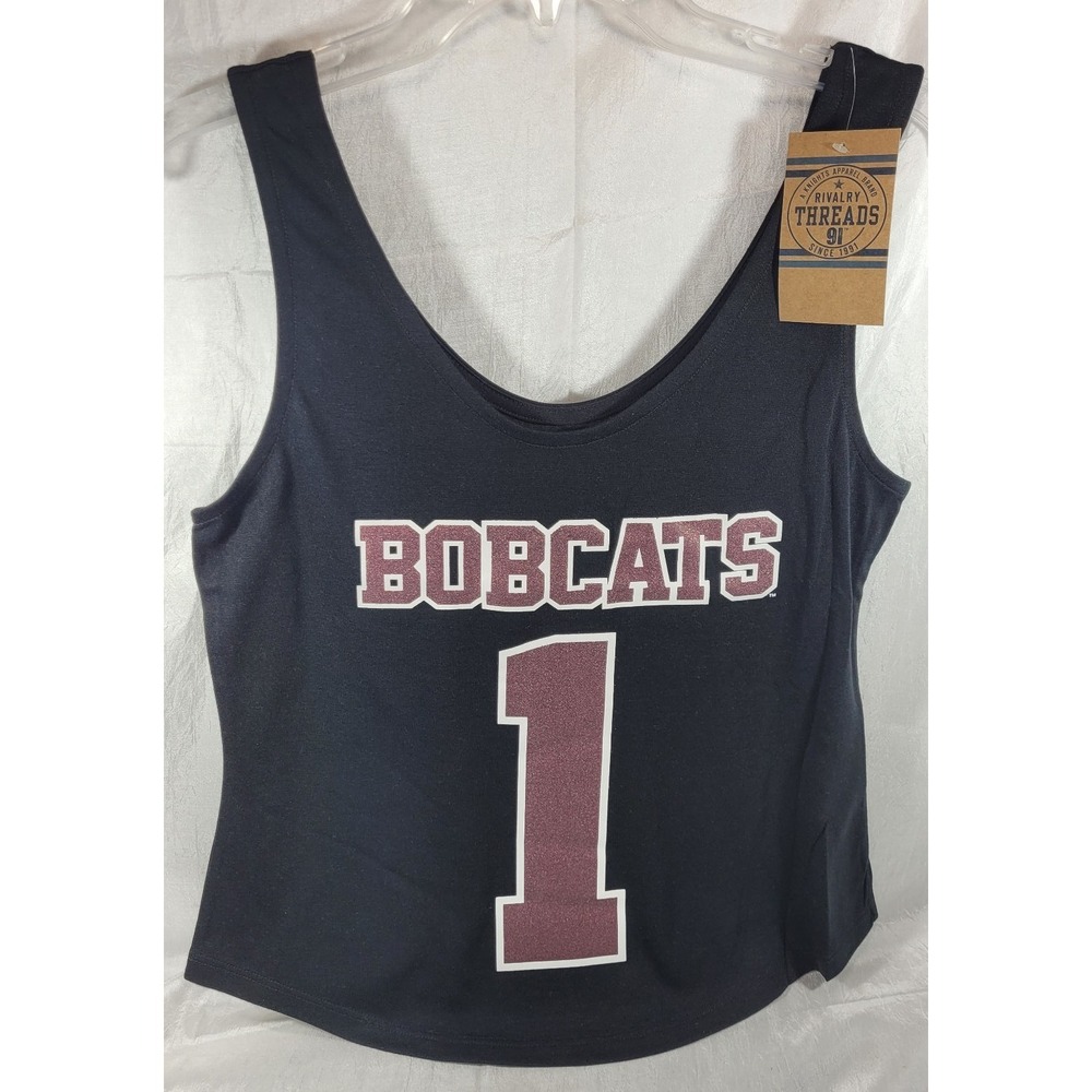 Rivalry Threads 91 Women's Texas State bobcats #1 Tank Top - Black - Medium 8/10
